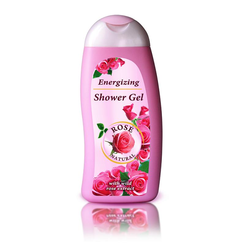 Energizing shower gel ROSE NATURAL 250ml ELLEMARE COSMETICS