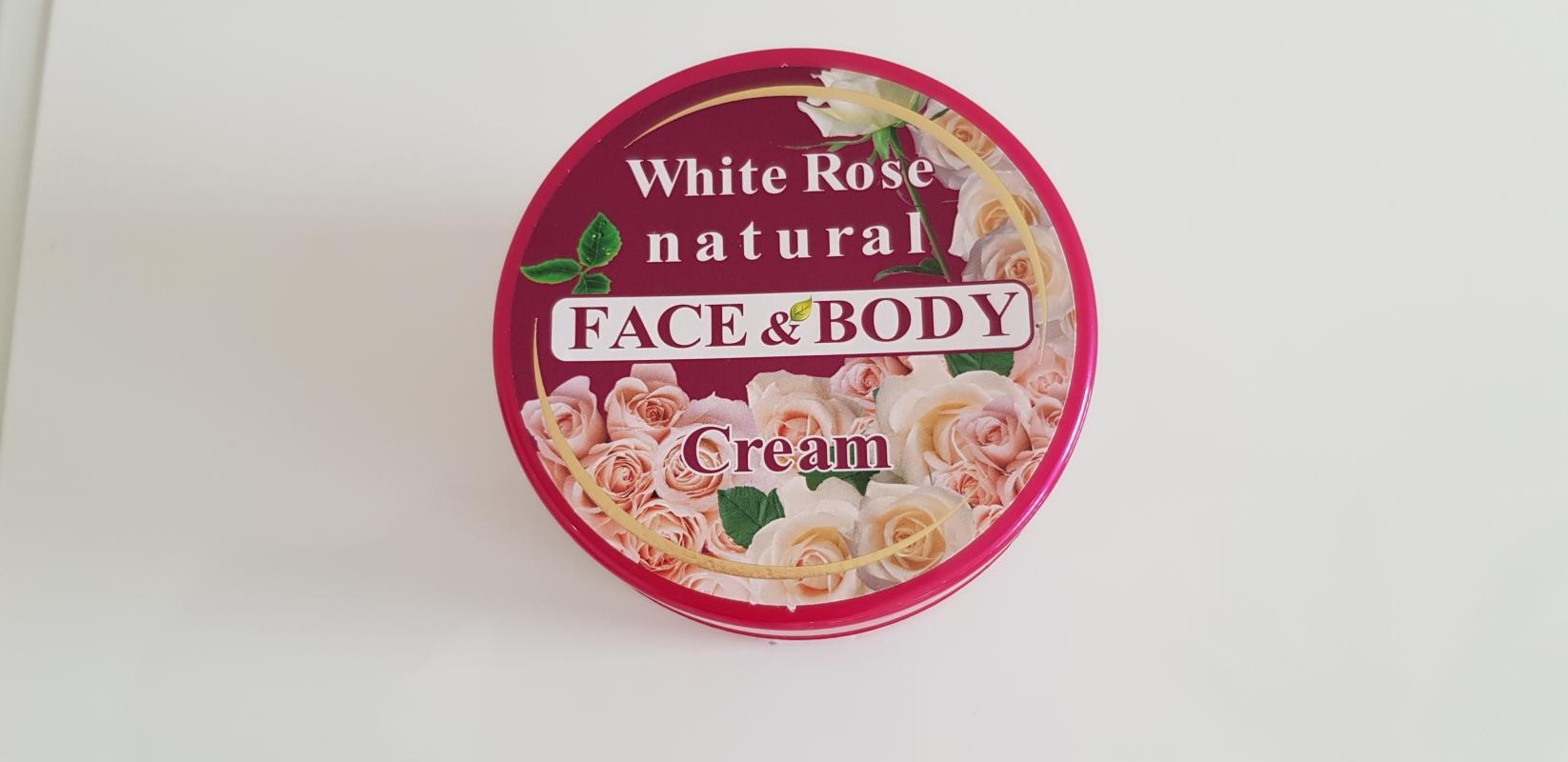 Face and Body Cream White Rose Natural 300ml