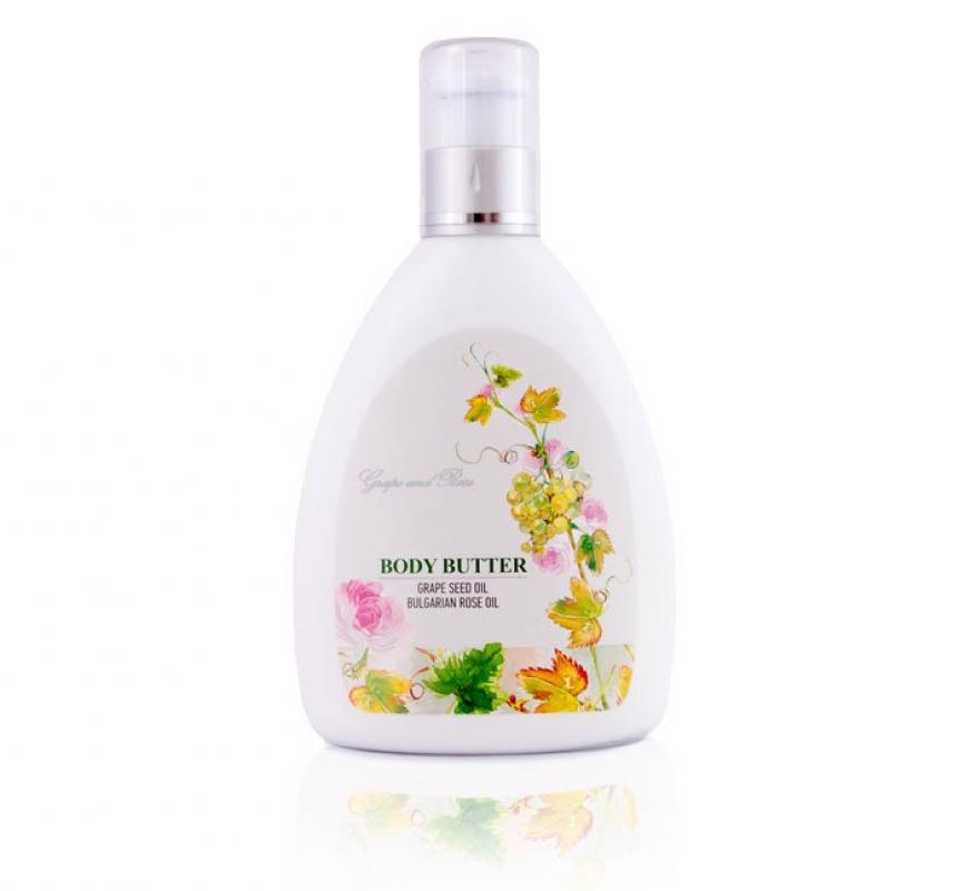 Body Butter Grape and Rose Oil 300ml
