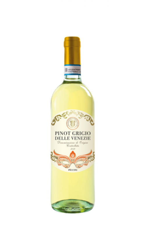 Víno tiché bílé suché Piccini Pinot Grigio Delle Venezie DOC 0,75l